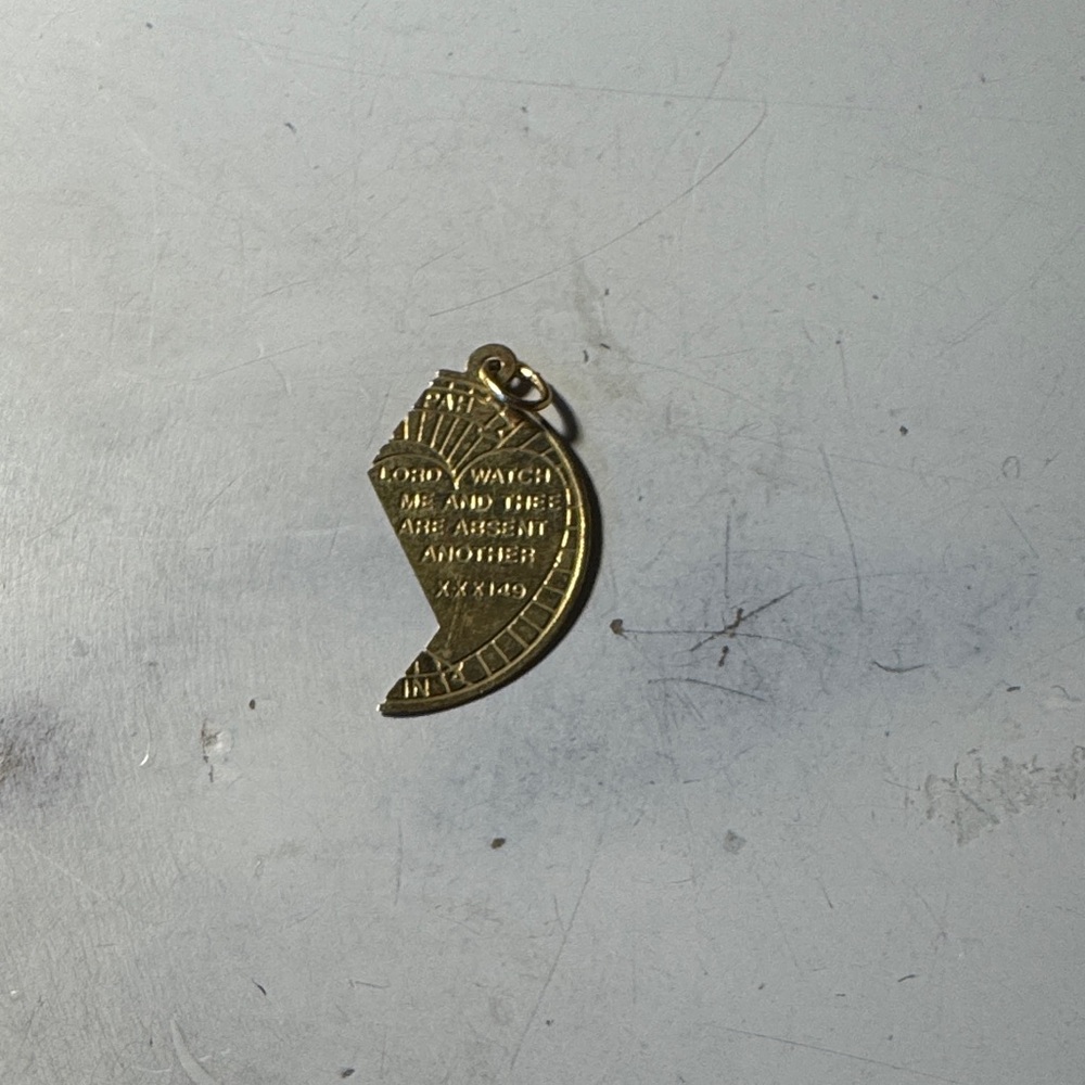 Gold Crescent Pendant